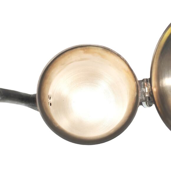 Antique Silver Plated Footed Teapot 2 Sizes Tableware Decorative 9" Tall - Picture 10 of 16